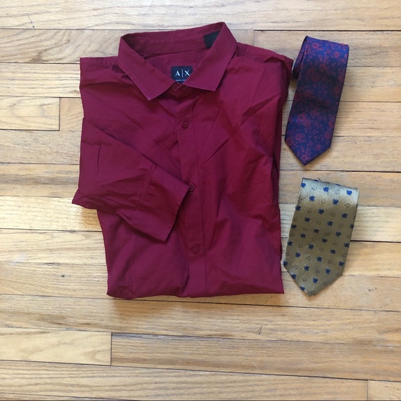 Armani Exchange Other - ⬇️85 Armani Exchange Shirt and Tie Combo XL
